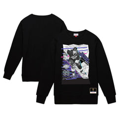 Wayne Gretzky Los Angeles Kings Mitchell & Ness Streak Pullover Sweatshirt - Black - NHL
