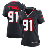 Folorunso Fatukasi Houston Texans Women's Team Game Jersey Navy | Nike for Sale