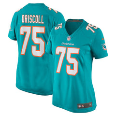 Jack Driscoll Miami Dolphins Women's Team Game Jersey Aqua | Nike for Sale