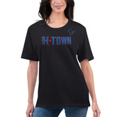 Houston Texans G-III 4Her by Carl Banks Women's Super-Slim Fit Lightweight H-Town T-Shirt Black | NFL