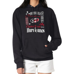 Carolina Hurricanes G-III 4Her by Carl Banks Women's Collage Team Graphic Tri-Blend Fleece Pullover Hoodie - Black - NHL