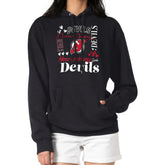 New Jersey Devils G-III 4Her by Carl Banks Women's Collage Team Graphic Tri-Blend Fleece Pullover Hoodie - Black - NHL