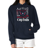 Washington Capitals G-III 4Her by Carl Banks Women's Collage Team Graphic Tri-Blend Fleece Pullover Hoodie - Navy - NHL