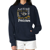 Nashville Predators G-III 4Her by Carl Banks Women's Collage Team Graphic Tri-Blend Fleece Pullover Hoodie - Navy - NHL
