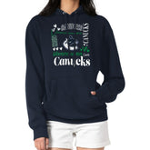 Vancouver Canucks G-III 4Her by Carl Banks Women's Collage Team Graphic Tri-Blend Fleece Pullover Hoodie - Navy - NHL