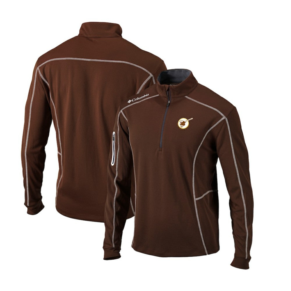 San Diego Padres Columbia Cooperstown Collection Omni-Wick Shotgun Quarter-Zip Top - MLB
