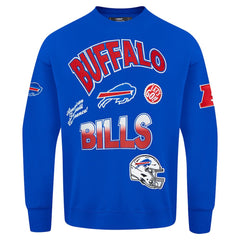 Buffalo Bills Pro Standard Turn It Up Drop Shoulder Pullover Sweatshirt Royal | NFL