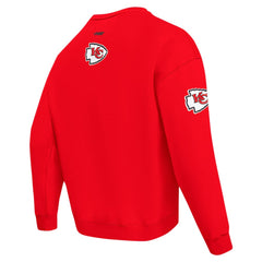 Kansas City Chiefs Pro Standard Turn It Up Drop Shoulder Pullover Sweatshirt Red | NFL