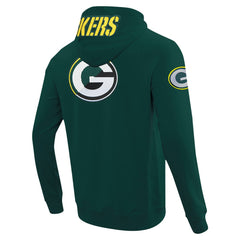 Green Bay Packers Pro Standard Split Logo Double Knit Full-Zip Hoodie Green | NFL
