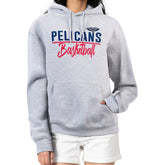 New Orleans Pelicans G-III 4Her by Carl Banks Women's Graphics Fleece Pullover Hoodie Heather Gray - NBA