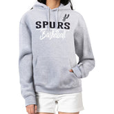 San Antonio Spurs G-III 4Her by Carl Banks Women's Graphics Fleece Pullover Hoodie Heather Gray - NBA