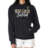 Milwaukee Bucks G-III 4Her by Carl Banks Women's Graphics Fleece Pullover Hoodie Black - NBA