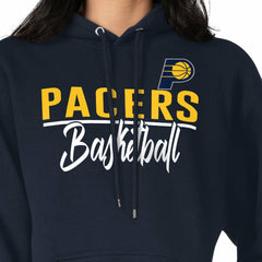 Indiana Pacers G-III 4Her by Carl Banks Women's Graphics Fleece Pullover Hoodie Navy - NBA