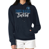 Minnesota Timberwolves G-III 4Her by Carl Banks Women's Graphics Fleece Pullover Hoodie Navy - NBA