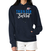 Oklahoma City Thunder G-III 4Her by Carl Banks Women's Graphics Fleece Pullover Hoodie Navy - NBA