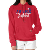 Philadelphia 76ers G-III 4Her by Carl Banks Women's Graphics Fleece Pullover Hoodie Red - NBA