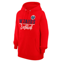 Washington Wizards G-III 4Her by Carl Banks Women's Graphics Fleece Pullover Hoodie Red - NBA
