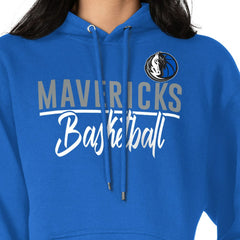 Dallas Mavericks G-III 4Her by Carl Banks Women's Graphics Fleece Pullover Hoodie Blue - NBA