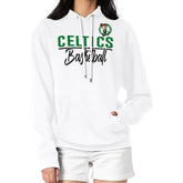 Boston Celtics G-III 4Her by Carl Banks Women's Graphics Fleece Pullover Hoodie White - NBA