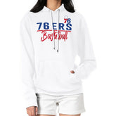 Philadelphia 76ers G-III 4Her by Carl Banks Women's Graphics Fleece Pullover Hoodie White - NBA