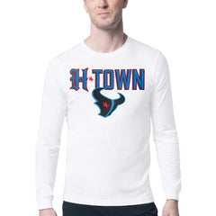 Houston Texans Starter H-Town Graphic Long Sleeve T-Shirt White | NFL
