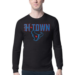 Houston Texans Starter H-Town Graphic Long Sleeve T-Shirt Black | NFL