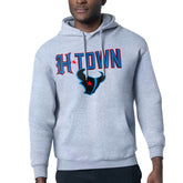 Houston Texans Starter H-Town Graphic Fleece Pullover Hoodie Heather Gray | NFL