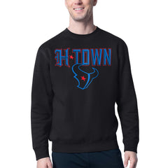 Houston Texans Starter H-Town Graphic Fleece Pullover Sweatshirt Black | NFL