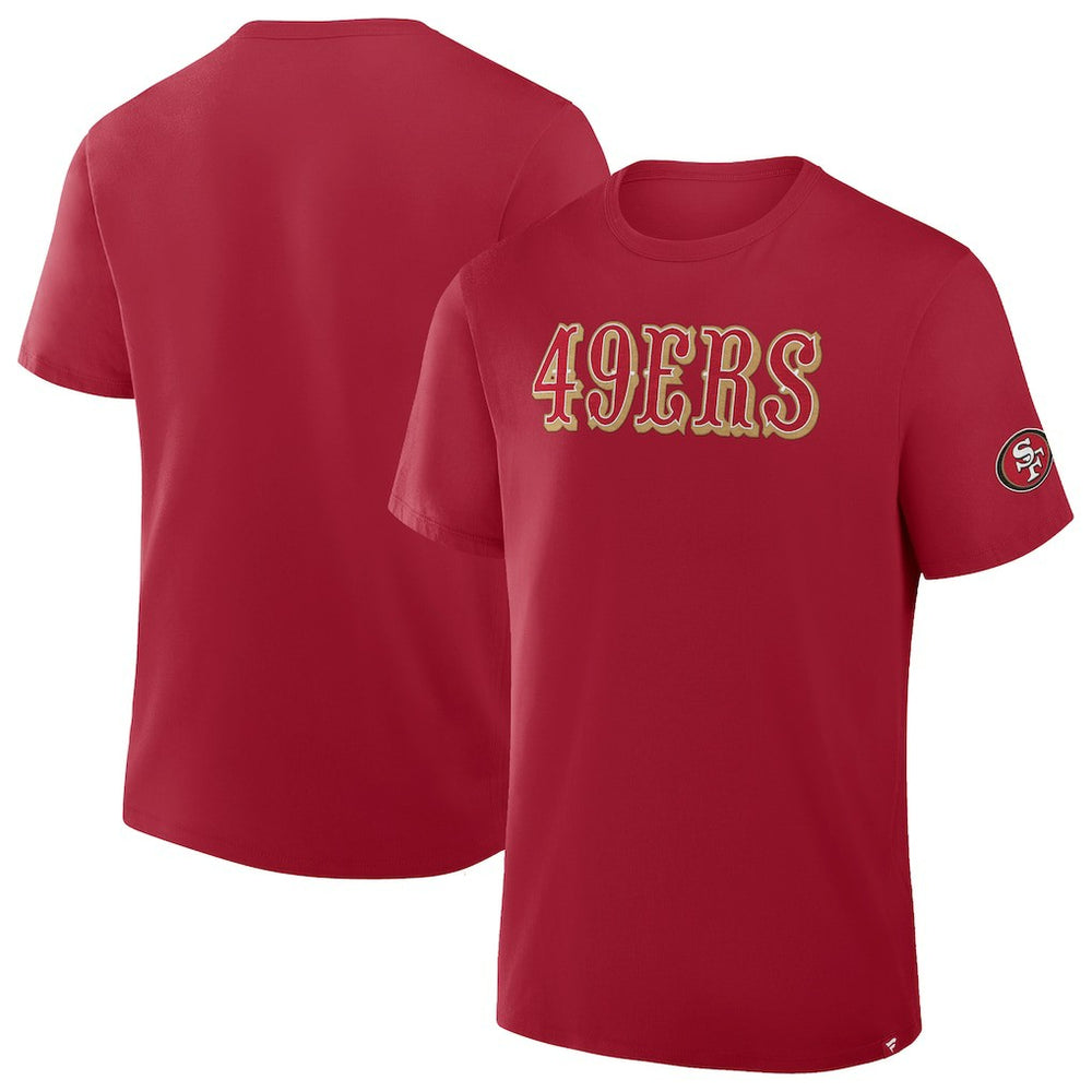 San Francisco 49ers Option Route Legacy T-Shirt Scarlet | Fanatics