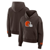 Cleveland Browns Women's Legacy Fleece Pullover Hoodie Brown | Fanatics