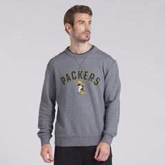 Green Bay Packers Loop Terry Pullover Sweatshirt Heather Gray | Fanatics