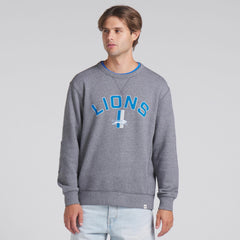 Detroit Lions Loop Terry Pullover Sweatshirt Heather Gray | Fanatics