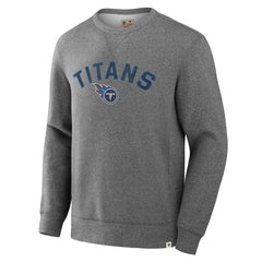 Tennessee Titans Loop Terry Pullover Sweatshirt Heather Gray | Fanatics