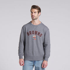 Cleveland Browns Loop Terry Pullover Sweatshirt Heather Gray | Fanatics