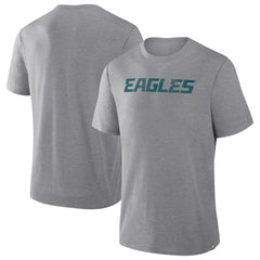 Philadelphia Eagles Pass Rush Tri-Blend T-Shirt Heather Gray | Fanatics