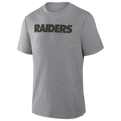 Las Vegas Raiders Pass Rush Tri-Blend T-Shirt Heather Gray | Fanatics