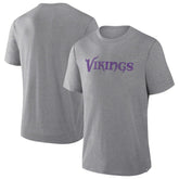 Minnesota Vikings Pass Rush Tri-Blend T-Shirt Heather Gray | Fanatics