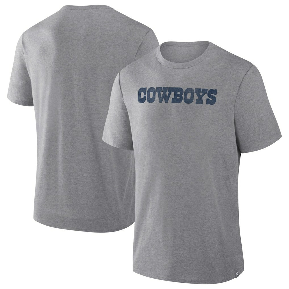 Dallas Cowboys Pass Rush Tri-Blend T-Shirt Heather Gray | Fanatics