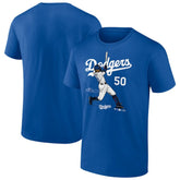 Mookie Betts Los Angeles Dodgers Player Swing T-Shirt - MLB