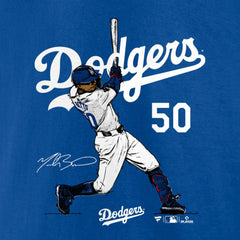 Mookie Betts Los Angeles Dodgers Player Swing T-Shirt - MLB