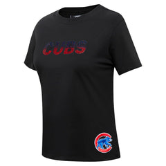 Chicago Cubs Pro Standard Women's Rhinestone Slim Fit T-Shirt - MLB