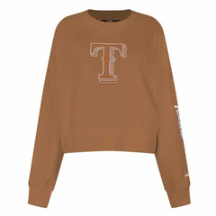 Texas Rangers Pro Standard Women's Paint The City Pullover Cropped Sweatshirt - MLB