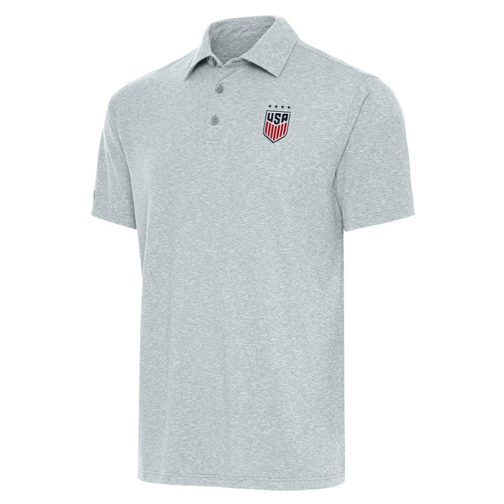 USWNT Antigua Par 3 Polo Heather Gray - FIFA World CUP