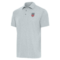 USWNT Antigua Par 3 Polo Heather Gray - FIFA World CUP