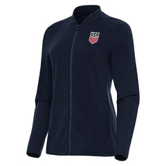 USMNT Antigua Women's Continual Full-Zip Jacket Navy - FIFA World CUP