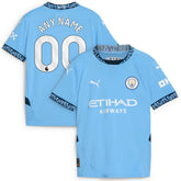 Manchester City Youth 2024/25 Home Replica Custom Jersey Light Blue | Puma Online