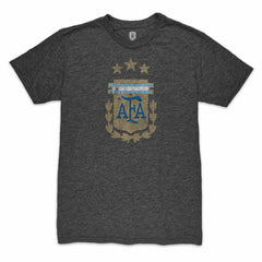 Julián Álvarez Argentina National Team 1863FC Player Retro Tri-Blend T-Shirt Heather Black - FIFA World CUP