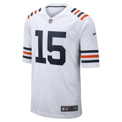 Rome Odunze Chicago Bears Alternate Game Jersey White | Nike for Sale