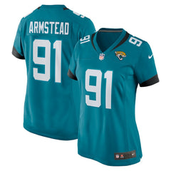 Arik Armstead Jacksonville Jaguars Women's Team Game Jersey Teal | Nike for Sale