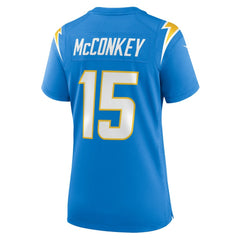 Ladd McConkey Los Angeles Chargers Women's Game Jersey Powder Blue | Nike for Sale